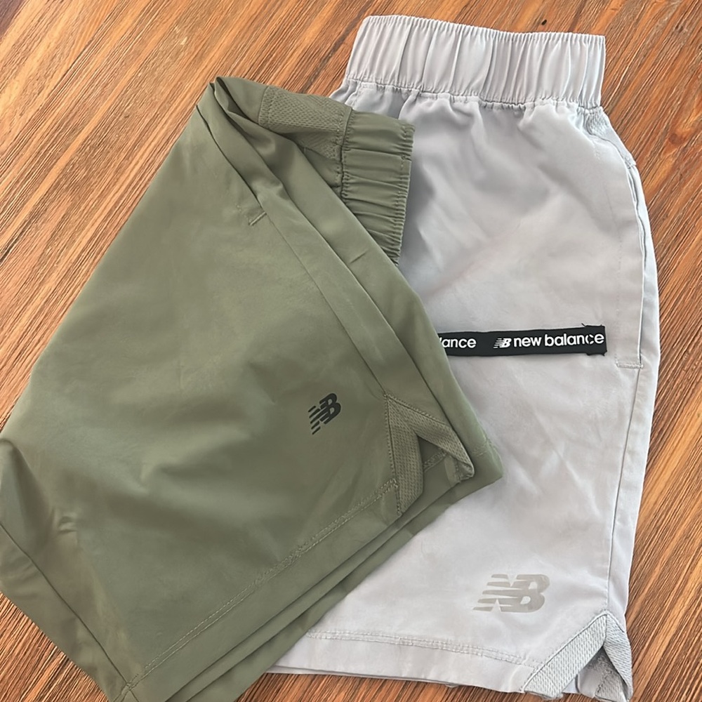 Boys New Balance Athletic Shorts (2 pairs)